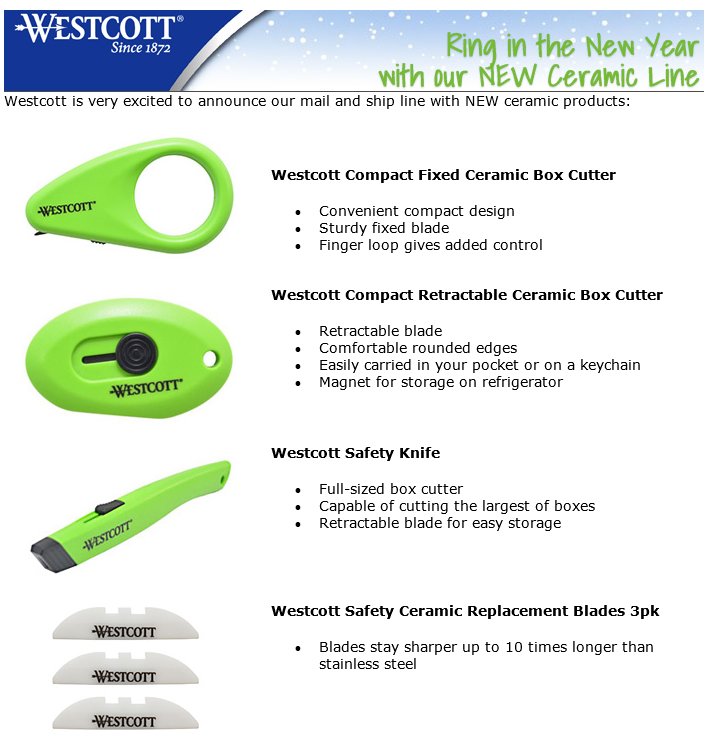 Ring in the New Year with the New Westcott Line of Ceramic Products