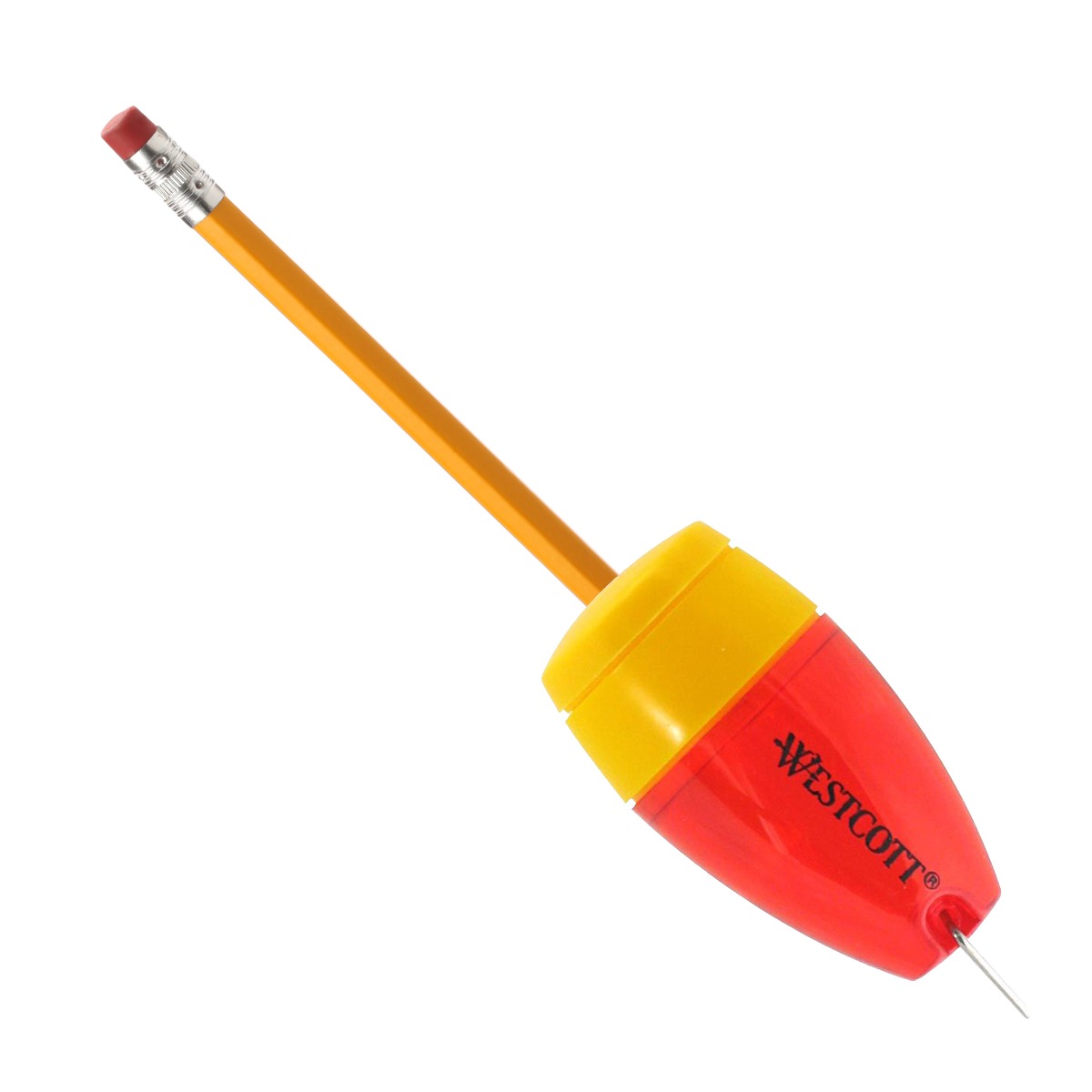 Westcott Plastic Manual Pencil Sharpener, Assorted Colors (14073)