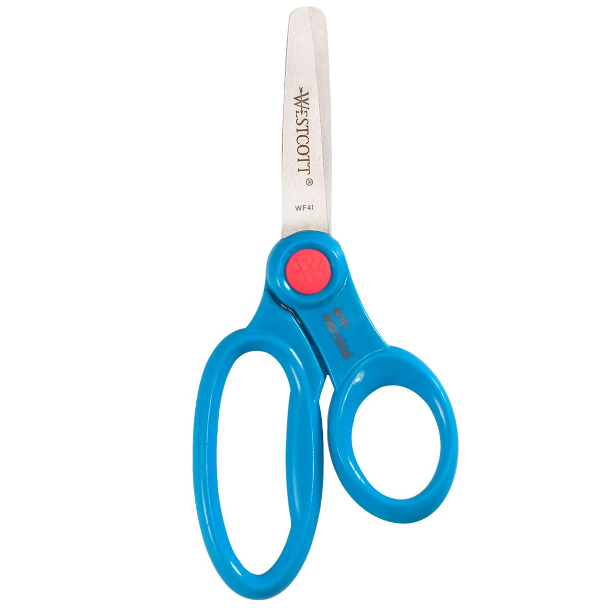 Westcott Kids 5" Scissors With Anti-Microbial Protection, Blunt, Assorted Colors (14606)
