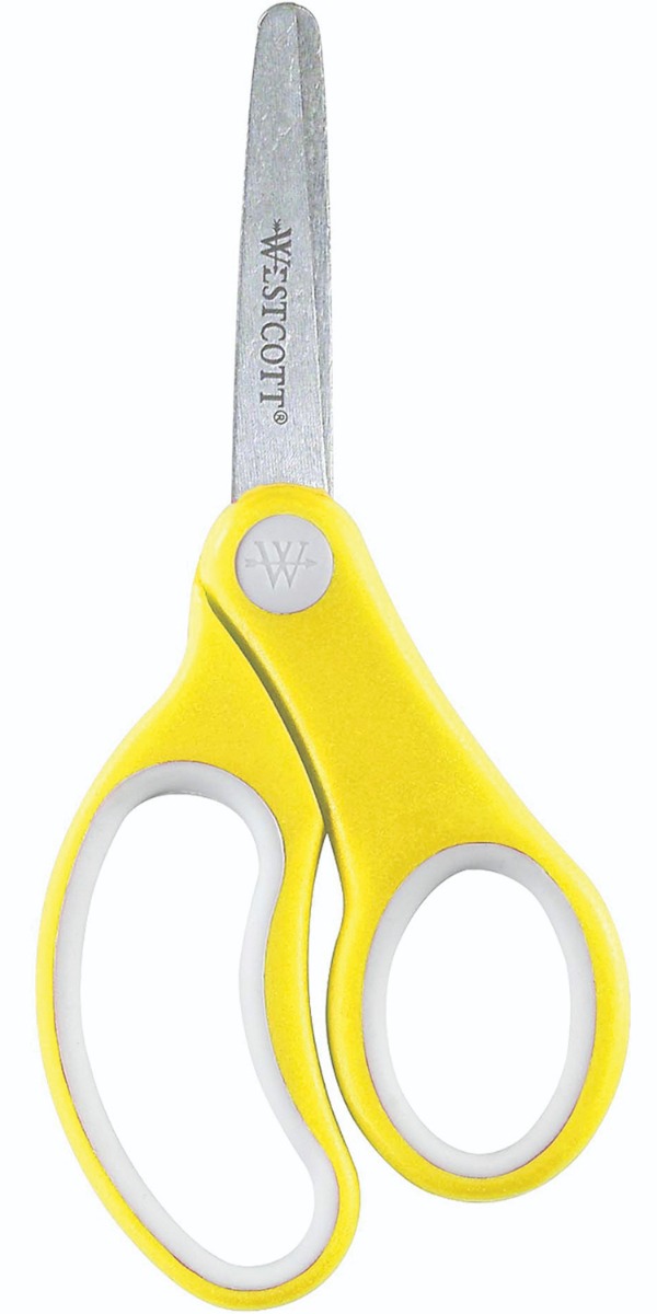 Westcott 5" Soft Handle Scissors, Blunt (14726)