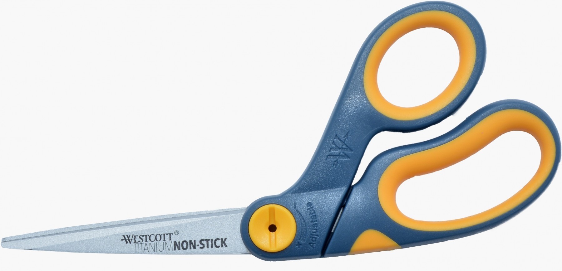 Westcott 8" Bent Titanium Bonded Non-Stick Scissors with Adjustable Glide Feature (14850)