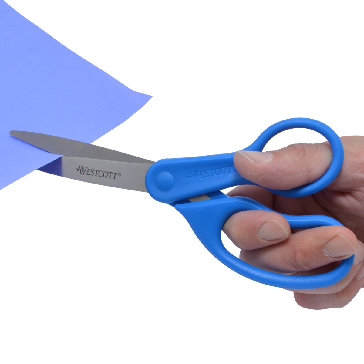 Westcott 7 All Purpose Preferred Stainless Steel Scissors, Blue (43217)