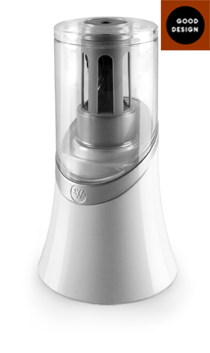 Westcott iPoint Evolution Electric Pencil Sharpener, White and Silver (14886)