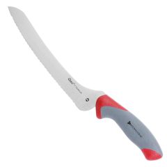 9'' Titanium Bonded® Kitchen Offset Serrated Knife with Antimicrobial Protection