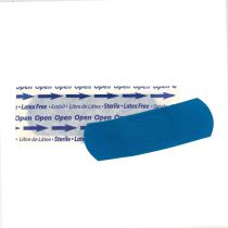 Blue Metal Detectable 1"x3" Fabric Bandages, 1500 Per Box