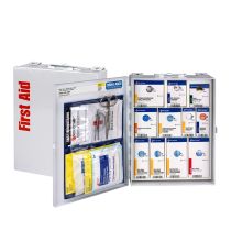 25 Person Medium Metal SmartCompliance Food Service First Aid Cabinet without Medications