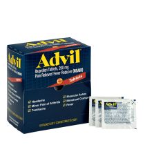 Advil Ibuprofen Medication, 50 Doses of Two Tablets, 200 mg