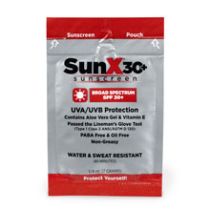 SunX30 Sunscreen Lotion Packets, 4 Per Box