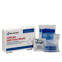 CPR Kit, Single Use, Plastic Case