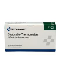 Disposable Thermometers, 10 Per Box