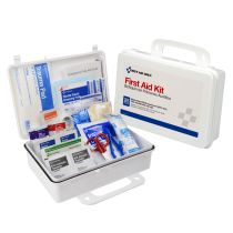 25 Person OSHA First Aid Kit, Weatherproof Plastic Case