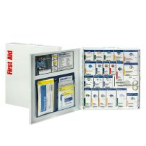 50 Person Large Metal SmartCompliance First Aid Cabinet with Medication