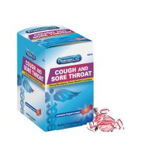 PhysiciansCare Cherry Flavor Cough & Throat Lozenges, 125 individually sealed