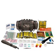 First Aid 3 Day Survival Kit with Emergency Food and Water, Black (73 Piece Kit) 