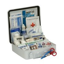50 Person Bulk Metal First Aid Kit, ANSI Compliant