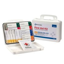 25 Person Unitized Plastic First Aid Kit, ANSI Compliant
