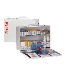 2 Shelf First Aid Cabinet with Medications, ANSI Compliant