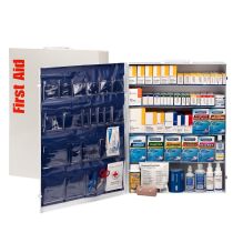 5 Shelf First Aid Cabinet with Medications, ANSI Compliant
