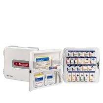 SmartCompliance Complete First Aid Plastic Cabinet with Meds, ANSI 2021 Compliant