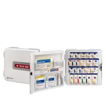 SmartCompliance Complete First Aid Plastic Cabinet without Meds, ANSI 2021 Compliant