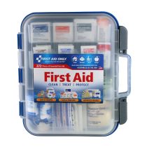 50-Person Clear Front Plastic First Aid Kit, 272 pieces