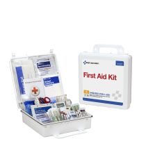 50 Person ANSI A Plastic First Aid Kit, ANSI 2021 Compliant