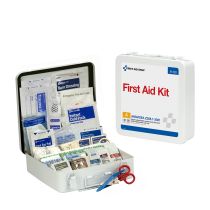 50 Person ANSI A Metal First Aid Kit, ANSI 2021 Compliant