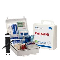 50 Person ANSI B Plastic First Aid Kit, ANSI 2021 Compliant