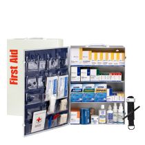 150 Person ANSI B 4 Shelf First Aid Cabinet, ANSI 2021 Compliant