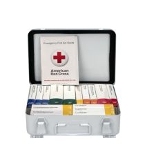 25 Person ANSI A 16 Unit Metal First Aid Kit, ANSI 2021 Compliant