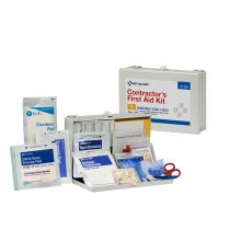 25 Person ANSI A Contractor Metal First Aid Kit, ANSI 2021 Compliant