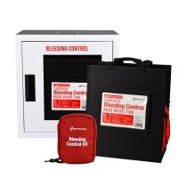 Bleeding Control Cabinet with Multiple Victim Tote for California Regulation AB2260, without Alarm