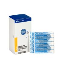  SmartCompliance Refill Fingertip Blue Metal Detectable Bandages, 20 Per Box 