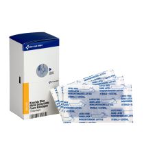 SmartCompliance Refill  Knuckle Foam  Blue Metal Detectable Bandages, 20 Per Box 