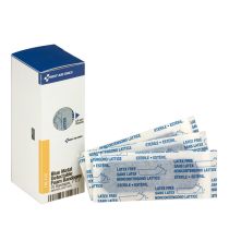 SmartCompliance Refill 1"x3" Foam Blue Metal Detectable Bandages, 25 Per Box