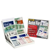 Vehicle First Aid Kit, 28 Piece, Plastic Case