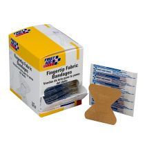 Fingertip Fabric Adhesive Bandages, 100 Per Box