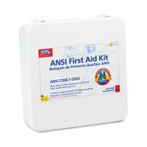 24 Unit First Aid Kit, Metal Case 