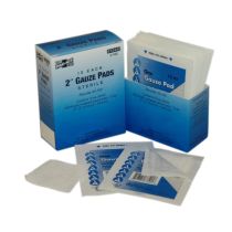 2"x2" Sterile Gauze Pads, 10 Per Box