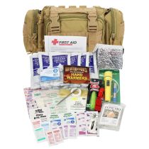 Camillus First Aid 3 Day Survival Kit with Emergency Food and Water, Tan (73 Piece Kit) 
