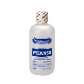 Eyewash Bottle, Screw Cap, 8 oz. 