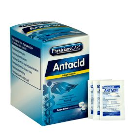 PhysiciansCare Antacid Heartburn Medication , 50 Doses of Two Tablets, 420 mg