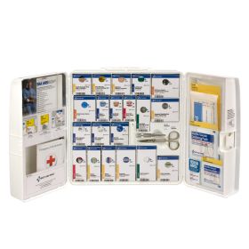 50 Person Large Plastic SmartCompliance First Aid Cabinet without Medications