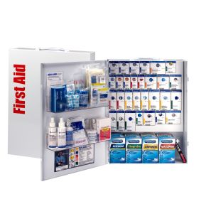 150 Person XL Metal SmartCompliance Food Service First Aid Cabinet with Medications 