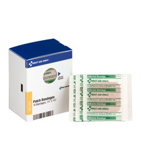 SmartCompliance Refill 1 1/2"x 1 1/2" Patch Plastic Bandages, 10 Per Box