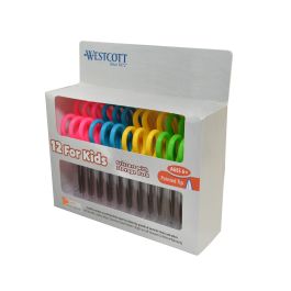 Westcott Scissors, 5 Soft Handle - 12ea14726 Bulk Pack Display 15971