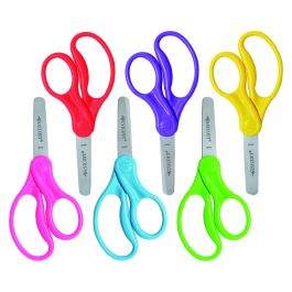 Kids Scissors, Small Safety Scissors, Blunt Tip Toddler Scissors, Kid  Scissors for Office Home School Sewing Fabric Craft Supplies, 6, 12 Pack,  Assorted Colors