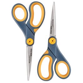 Westcott - Westcott 8 Bent CarboTitanium Scissors with Adjustable Glide  Feature (17444)