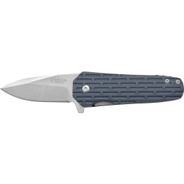 Camillus THIN BLUE LINE 7.75 in. Assisted Open Folding Knife in Blue 19653  - The Home Depot