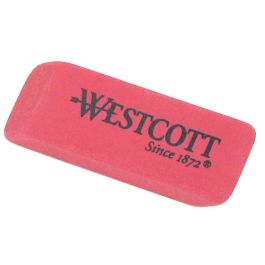 Westcott Latex Free Erasers, Pack of Three, Pink (14613)